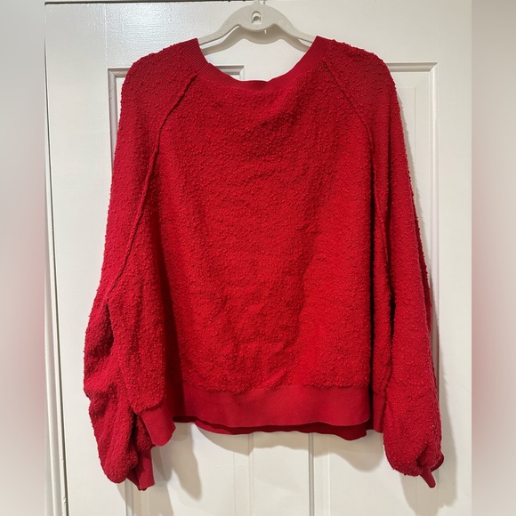 Free People Found my Friend sweater red - Picture 12 of 16